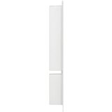 vidaXL Niša za tuš s 2 odjeljka bijela visokog sjaja 41 x 69 x 9 cm | shoptok.hr