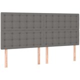  Okvir za krevet bez madraca tamnosivi 200x200 cm od tkanine | shoptok.hr
