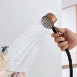 ELITE EDITION Podometna tuš armatura BSC1620 s 4 funkcijami, 5 ročaji in brušeno bakreno izvedbo — Krom | Shoptok.si