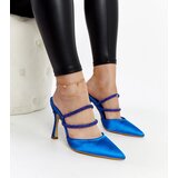  Blue stiletto mules Raffaelina Cene