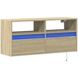  Zidni TV ormarić LED boja hrasta sonome 100x31x45 cm | Eponuda.com