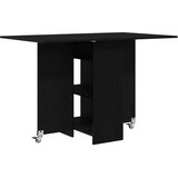  Blagovaonski stol 115 x 70 x 75 cm Konstruirano drvo Crni hrast | Eponuda.com