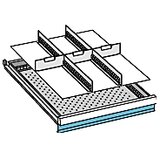 LISTA Ločilna stena, za omare z merami 717 x 725 mm, za višino predala 75 mm | Shoptok.si