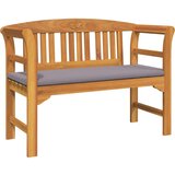  Set namještaja s jastukom 4 pcs Prirodna Čvrsto drvo akacije | shoptok.hr