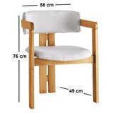 Hanah home trpezarijska stolica CO-044 | ePonuda.com