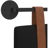  Držeće uzglavlje Zidne Crna 150 x 55 x 5 cm Antikni PU - Crna 140 cm bez LED | shoptok.hr
