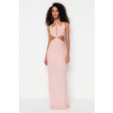 Trendyol Powder Lined Sparkling Glittery Knitted Evening Dress | Shoptok.si