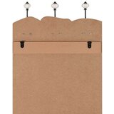vidaXL Stenski obešalnik s 6 kljukicami 120x40 cm MEN LADIES, (21050305) | Shoptok.si
