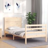  Okvir za krevet s uzglavljem 100x200 cm od masivnog drva | Eponuda.ba