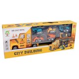 Kamion Tovornjak City Building s 6 vozili – gradbišče na kolesih | Shoptok.si