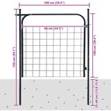  Vrtna ograda 100x100 cm antracit boje | shoptok.hr