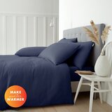 Catherine Lansfield Tamno plava flanelska posteljina za bračni krevet/za produženi krevet 230x220 cm Brushed – | shoptok.hr