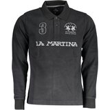 La Martina POLO LONG SLEEVE MAN BLACK | Shoptok.si