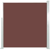 vidaXL Zložljiva stranska tenda za teraso 140x300 cm rjava | Shoptok.si