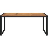  Vrtni stol s U-nogama 180 x 90 x 75 cm od masivnog drva bagrema | shoptok.hr