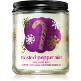 Bath & Body Works Twisted Peppermint mirisna svijeća 198 g | shoptok.hr