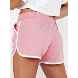 DStreet Women's sports shorts TOP SPORT pink Cene