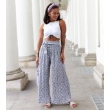 Gemre Blue wide pleated trousers Pietro Cijene