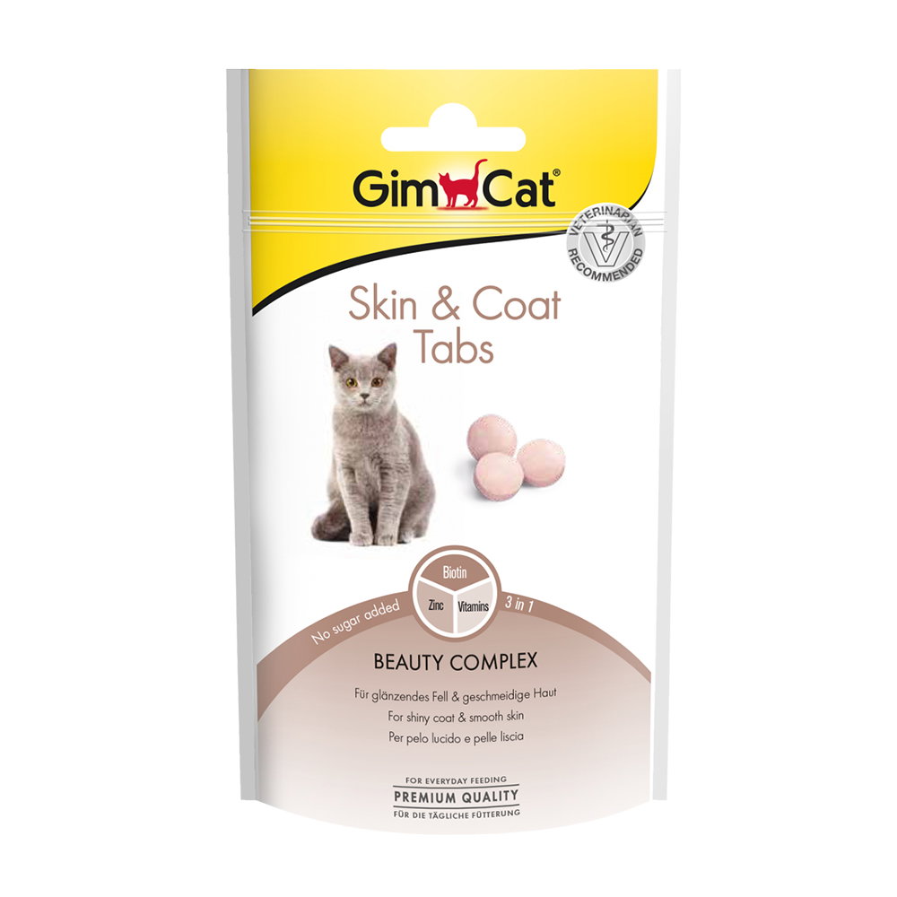 Gimcat poslastica za mačke Skin&Coat tabs 40 g | shoptok.hr