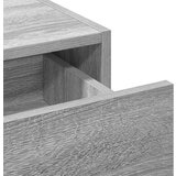  Zidni toaletni stol Siva Sonoma 100x40x70 cm | shoptok.hr