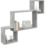  Polica na zidu Zidna montaža Betonska siva 91,5 x 15 x 76 cm | Eponuda.com