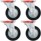 vidaXL Gibljiva kolesa 12 kosov 100 mm, (20777388) | Shoptok.si