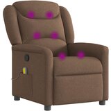  Masažni naslanjač rjavo blago | Shoptok.si