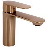 Rea Drop Mešalnik za umivalnik Brush Copper low | Shoptok.si