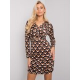 Italy Moda Dress-DHJ-SK-12695.26P-black-beige | Shoptok.si