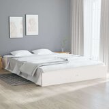  Posteljni okvir bel trden les 150x200 cm 5FT, (20646243) Cene