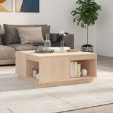 vidaXL Stolić za kavu 80x81x36,5 cm od masivne borovine | shoptok.hr