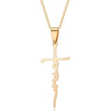 IZMAEL Ogrlica KR-20745 - Zlata / Roza | Shoptok.si