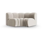 Micadoni Krem baršunasti modularna sjedeća garnitura (promjenjiva) Lupine – | shoptok.hr