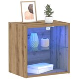  Floating Shelf with LED Light 2 pcs Smeđa 40 x 28,5 x 40 cm | shoptok.hr