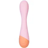 peachy g-spot - akumulatorski g-točka vibrator (roza)