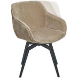 Livetastic NASLANJAČ, kovina, tekstil črna, svetlo rjava | Shoptok.si