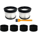 INORCO 2 kosa Dcv5011h Filtro Hepa kompatibilen z Dcv501hb Piezas de aspiradora de mano inalmbricas con 4 filtros de manga de espuma y 1 cepillo, (21983192) Cene