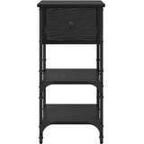  Noćni ormar s ladicama 2 pcs Crni hrast 33.5 x 36 x 70 cm | shoptok.hr