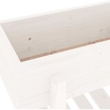  Vrtna sadilica bijela 62 x 30 x 69 cm od masivne borovine | shoptok.hr