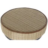 Tabure DKD Home Decor Srebrna Metal Svijetlo smeđi Ratan (44 x 41 x 82 cm) | shoptok.hr