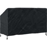 vidaXL Pokrivač za vrtnu klupu Crna 165 x 70 x 65 / 94 cm 210D tkanina | shoptok.hr