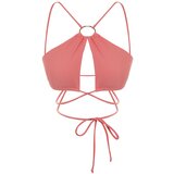 Trendyol Bikini Top - Pink - Plain Cene