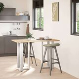  Noge za barski stol T-oblika 2 kom bijele 50x35x(90-91)cm čelik | shoptok.hr