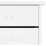 Ormarić za cipele ALTA bijeli 77x35x96 cm od masivne borovine | shoptok.hr