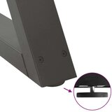  Noge za blagovaonski stol 2 kom antracit 50x(72-73 3) cm čelik | shoptok.hr