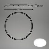XXXL Plafonjera LED 22 W 3000 lm 4000 K senzor O | shoptok.hr