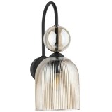  Zidno svetlo SOPHIA 1xE14/10W/230V crno/dimljeno bež | Eponuda.com