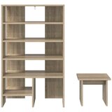  Ormar za cipele s policom 2 pcs Sonoma hrast Konstruirano drvo | shoptok.hr