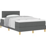  Krevet s opruga kutije Tamno siva 120 x 190 cm tkanina | shoptok.hr