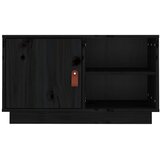 TV ormarić crni 70 x 34 x 40 cm od masivne borovine | shoptok.hr